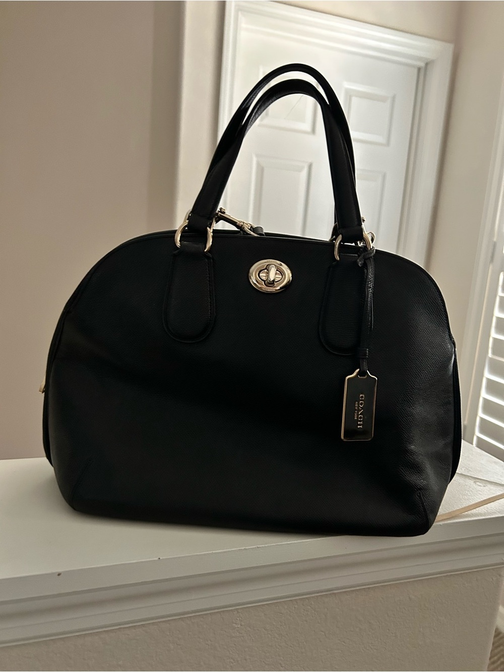 Coach Prince Street Satchel Black
